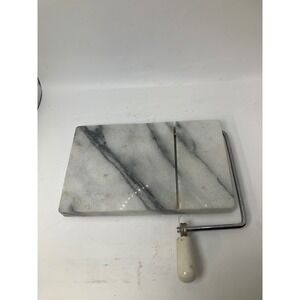 Vintage Marble Cheese Slicer Cutter Board Kitchen‎ Serving Elegant Decor
